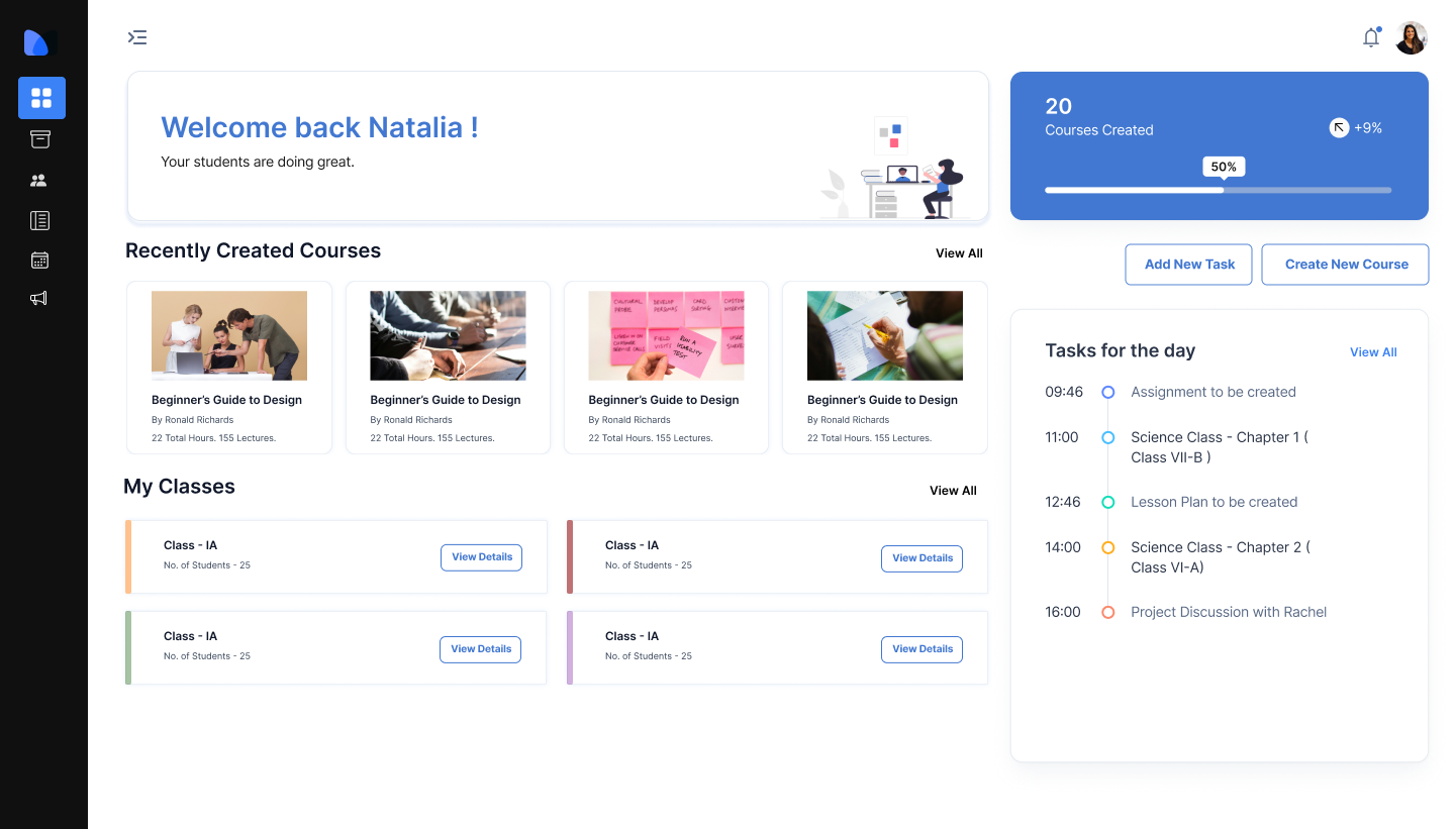screenshot of Learning Enterprise Solutions